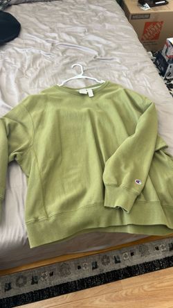 Mens Green Champion Crewneck size XXL