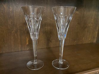 WATERFORD CRYSTAL Love Toasting Flute Pair