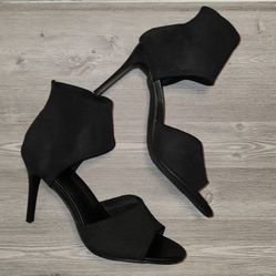 NWOT - NWOT - Sexy Peep-toe  Black Heels Women's Size 8.5