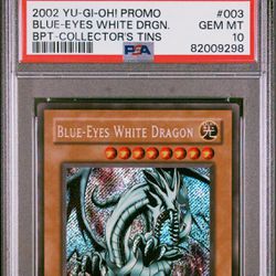 Blue Eyes White Dragon BPT-003 PSA 10