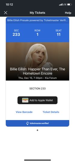 Billie Eilish Tonight!!!!