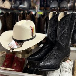 Botas Y Sombrero Para Hombre