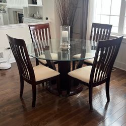 Dining Room Glass Table And Chairs 
