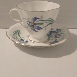 Vintage Clarence English Bone China Cup & Saucer