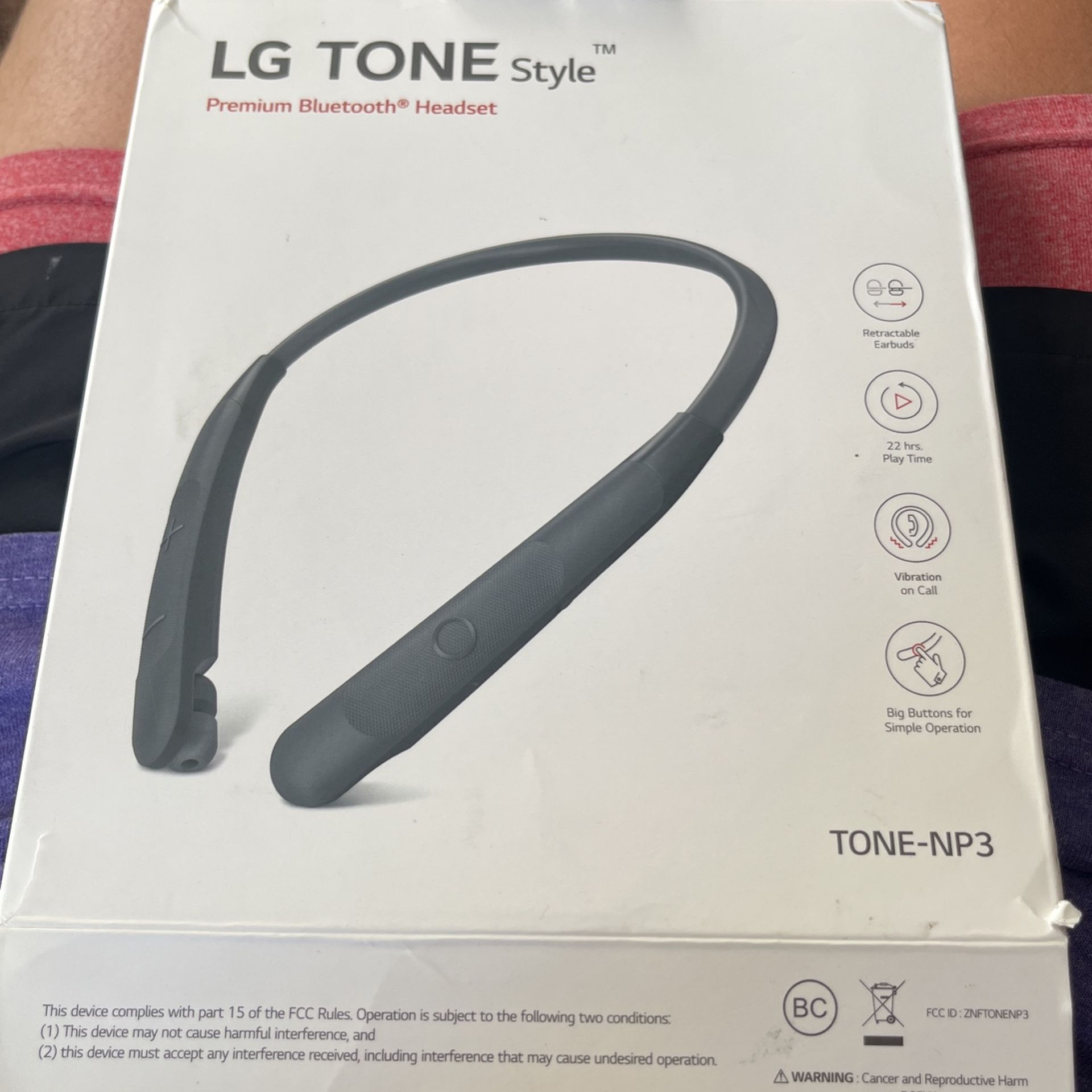 LG TONE style Earbuds