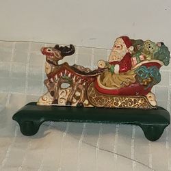 Vintage Mantle Stocking Holders