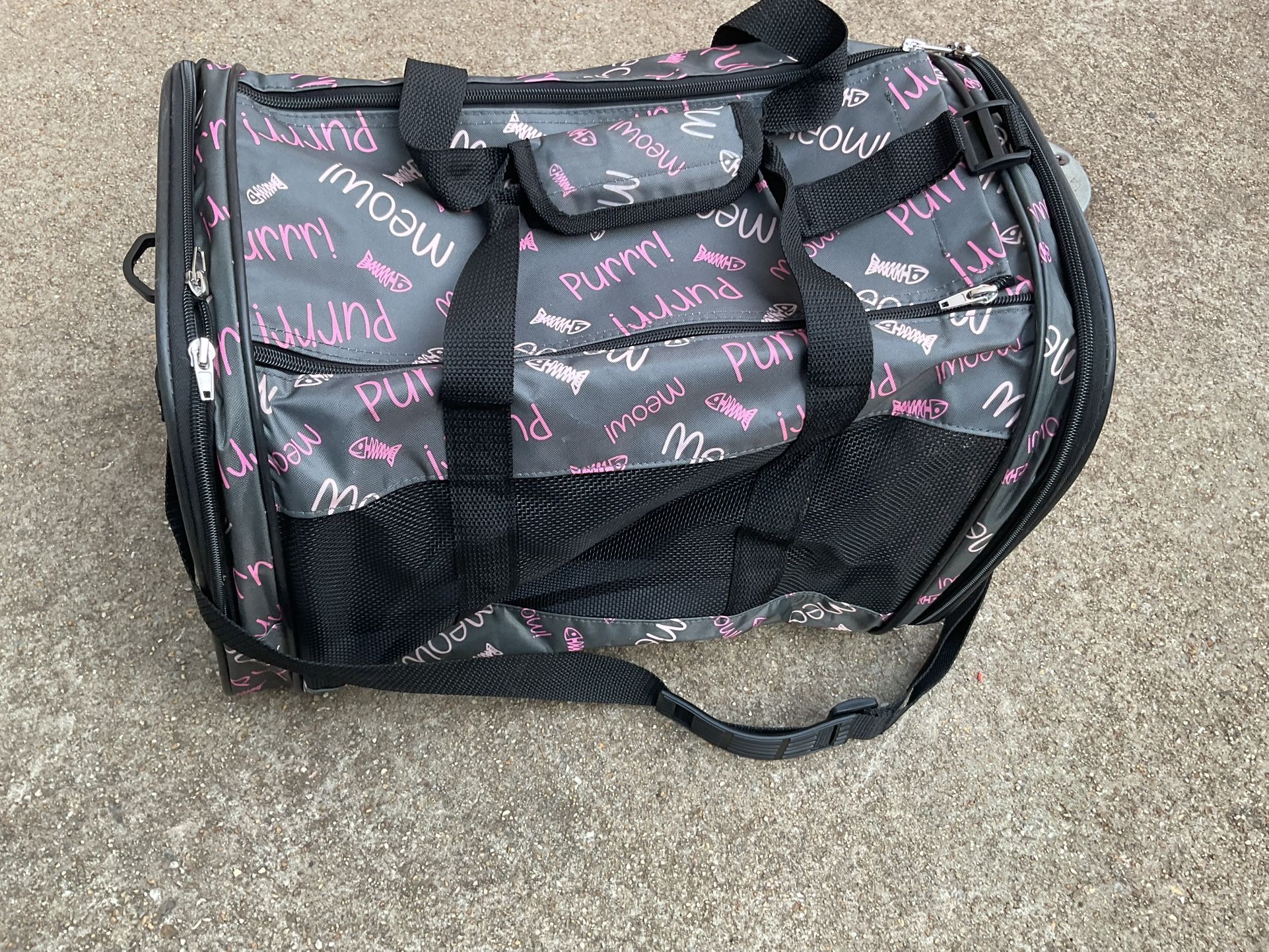 A Beautiful Pet Carrier , Almost New ( NO SHIPPING)