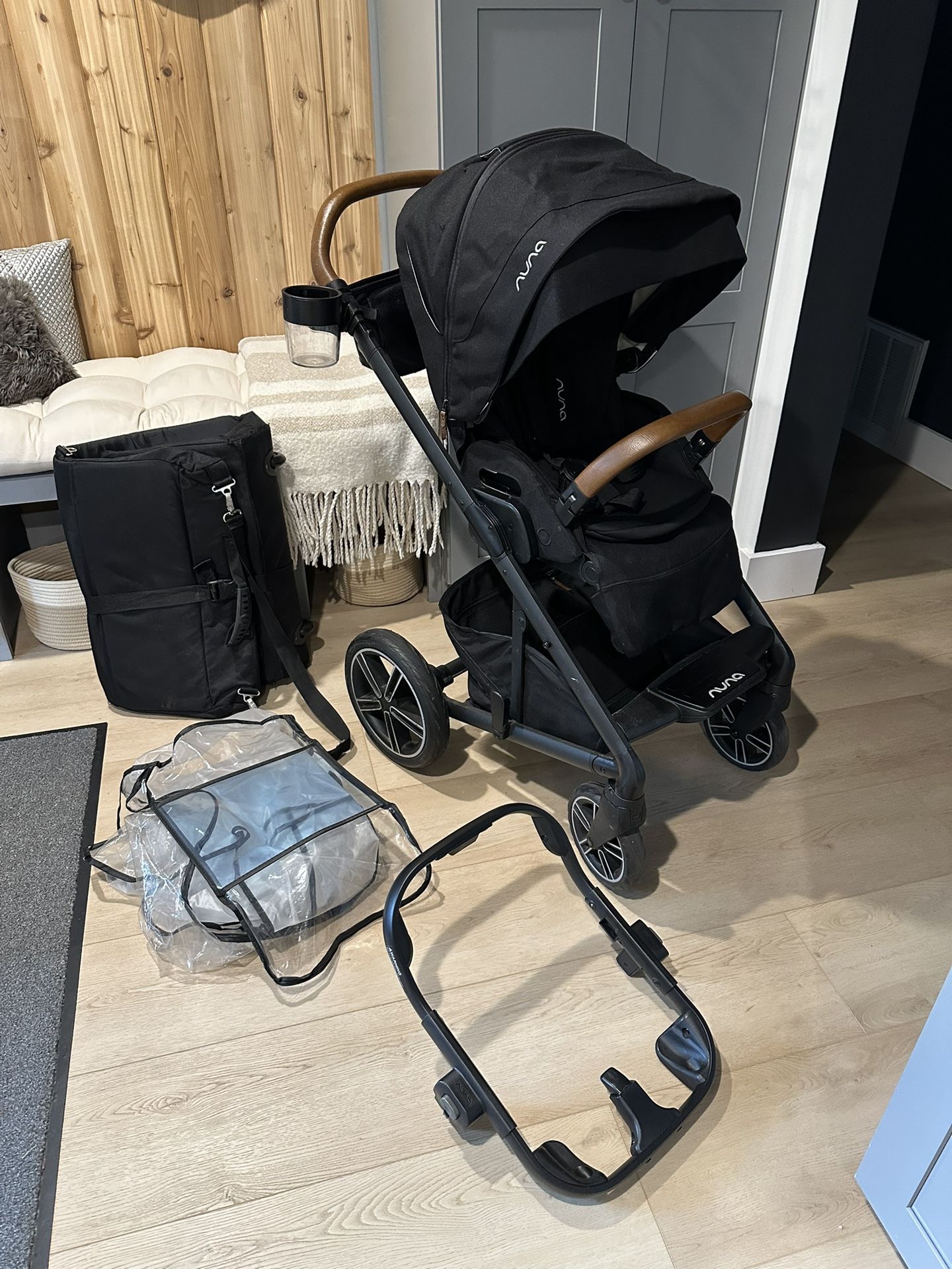 Nuna Stroller, Car seat Attachment, Rain Cover, Nuna Travel Case