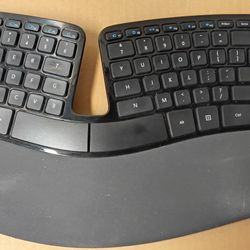 Genuine Microsoft Sculpt Ergonomic Wireless Keyboard 1559 No Receiver/Dongle