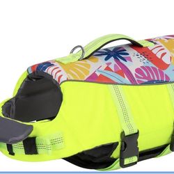 Reflective, dog life vest