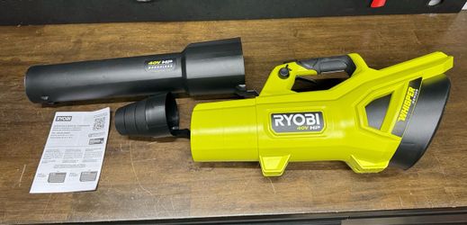 Ryobi 40V HP Brushless Whisper Series 160 MPH 650 CFM Leaf Blower (Tool Only)