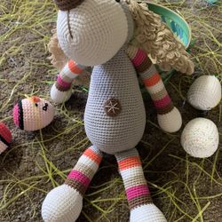 Crochet Dog doll for kids