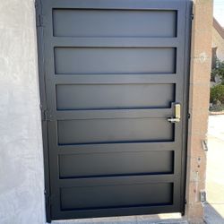 Wrought iron gates