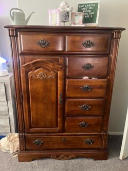 Stanley wood armore and wardrobe