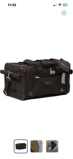 “New”Sherpa pet carrier (airline approved)bag(black) retail$49