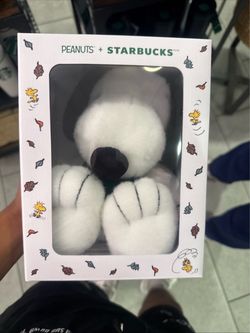 Snoopy Starbucks plush