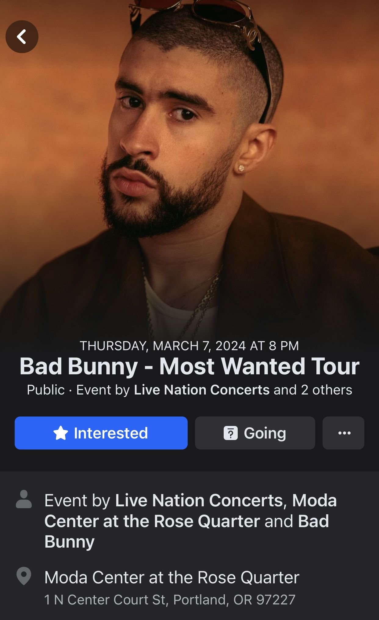 Bad Bunny - Most Wanted Tour 