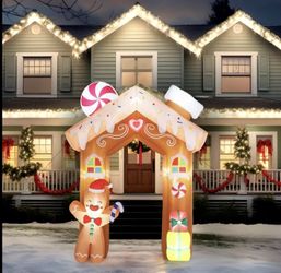 Gingerbread Christmas Inflatable