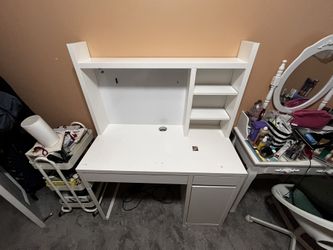 IKEA Micke Desk (With: Add On Shelf/ Magnetic Board And Chair