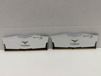 T-Force Delta RGB 16GB DDR4 3200MHz RAM – White (2 x 8GB)