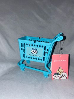 Miniso X Chiikawa Toys Blue Mini Shopping Cart - Hachiware (Brand New with Tags)
