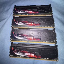 G.SKILL Sniper Gaming Series 16GB (4 x 4GB) DDR3 1600 (PC3 12800) Desktop Memory
