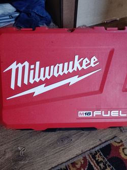 Milwaukee fuel impact and drill set along with a fuel half inch drive electric ratchet with three batteries