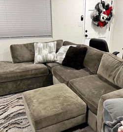 Sofa couch with a queen size mattress