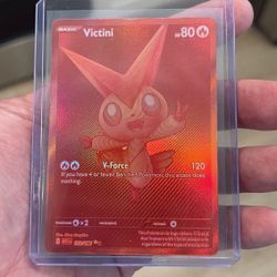 Rare Victini Pokémon Card