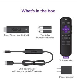 Roku streaming stick 4k