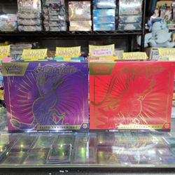 Pokemon Scarlet & Violet ETBs (x9 Packs + Promo Card)