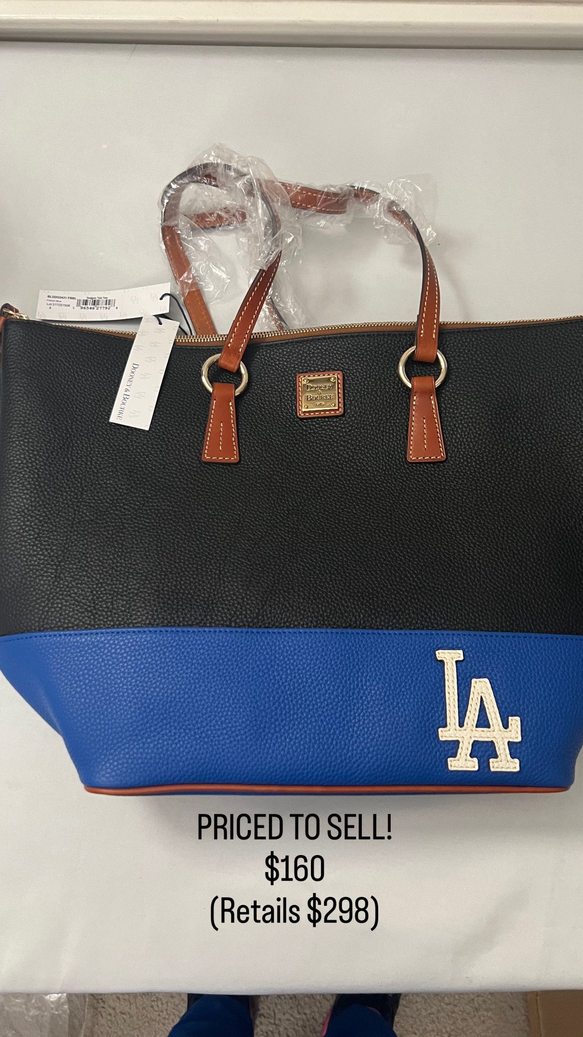 Dodgers Dooney & Bourke Tote Bag