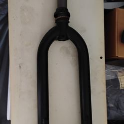 Black Threaded Freestyle Bmx  Forks 