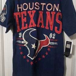 Houston Texans Small NFL team apparel embroidered shirt 
