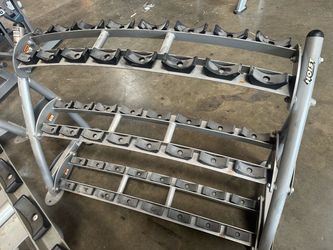 HOIST FITNESS 12 PAIR BEAUTY BELL RACK!! READY FOR PICKUP OR DELIVERY!!