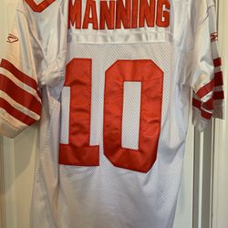 Eli Manning jersey Size 48 Very Gently used No Rips Stains Or Damage 