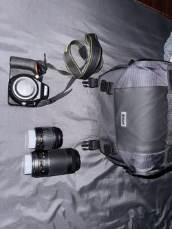 Nikon D3500 w/ 18-55mm And 70-300mm Camera