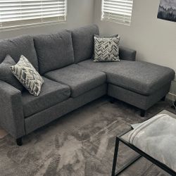Stark Dark Grey 80 Inch Fabric Sofa (Living spaces)