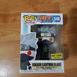NARUTO kakashi lightning blade hot topic exclusive funko pop