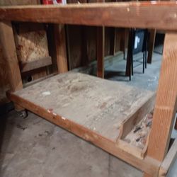 Heavy Duty Rolling Work Table