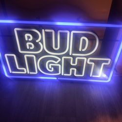 Bud Light Neon Sign 4ft X 2 Ft
