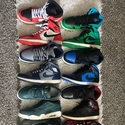 Read Description) Men’s Sneakers Size 9.5 - Size 10  With Box (Jordan 1 Retro, Jordan 4 low,  Yeezy Quantum, Adidas Crazy 8, Nike Air Max, Puma Cell)