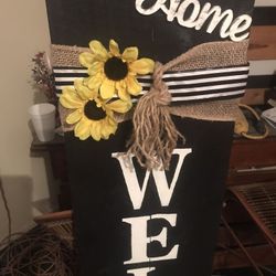 Custom WELCOME Signs. 5ft and 6 ft. Different colors. Price start at $50