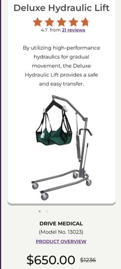 Deluxe Hydrolic lift