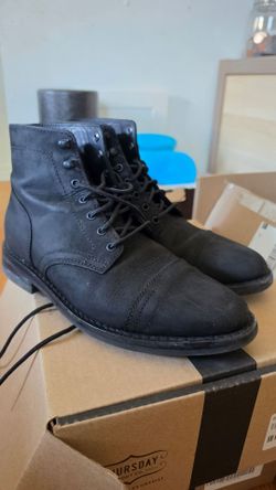 Thursday Boot Company Black Matte Captain Boots