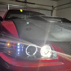 99-04 Mustang Halo LED Headlights 
