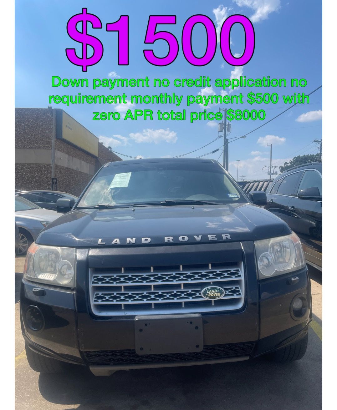 2010 Land Rover No Credit Check No Requirements