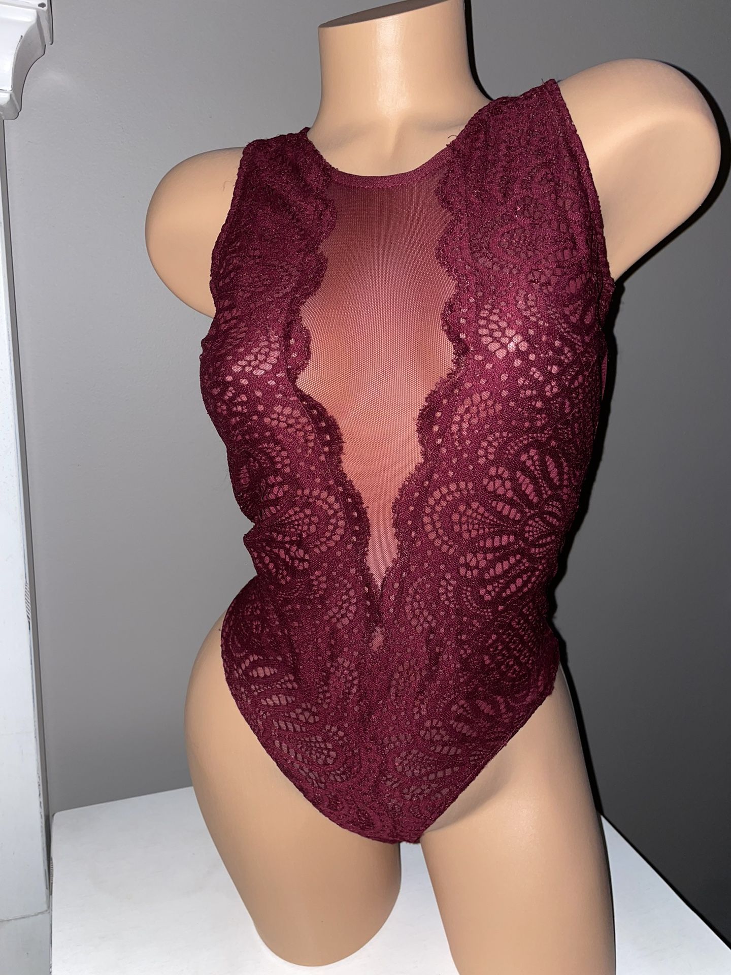 Lace & Mesh Bodysuit