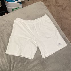Champion ALL WHITE Shorts XL