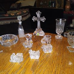 11 Peices Of Fine Crystal